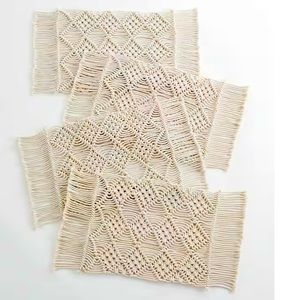 World Market Macrame Placemats Set of 3